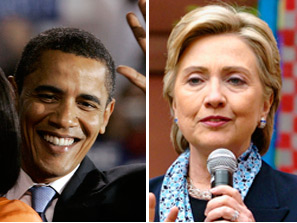 Obama and HClinton Happy